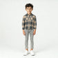 Boys Cotton Checkered Shaket