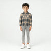 Boys Cotton Checkered Shaket