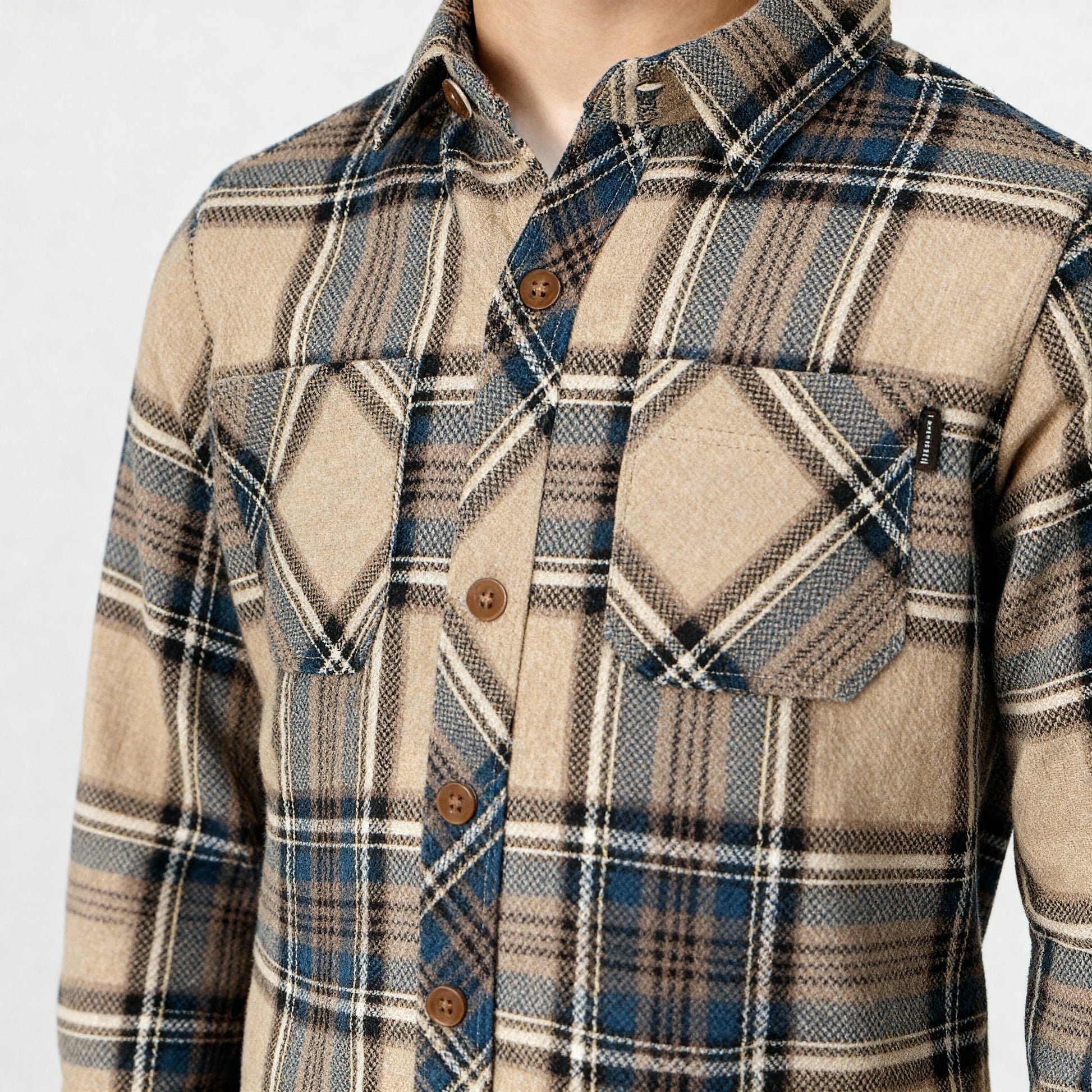 Boys Cotton Checkered Shaket