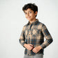 Boys Cotton Checkered Shaket