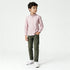 Boys Cotton Striped Shirt