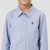 Boys Cotton Oxford Solid Shirt