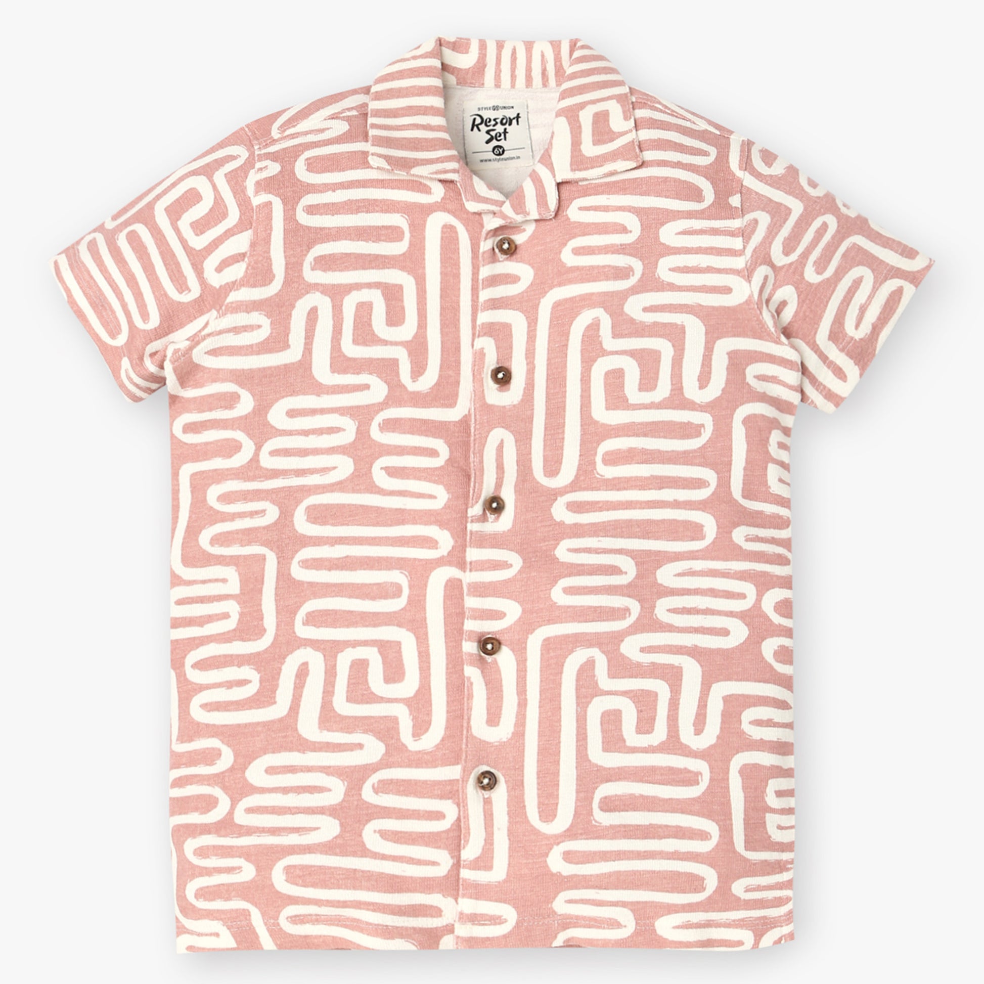 Boys Printed Resort Shirt