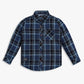 Boys Cotton Checkered Shirt