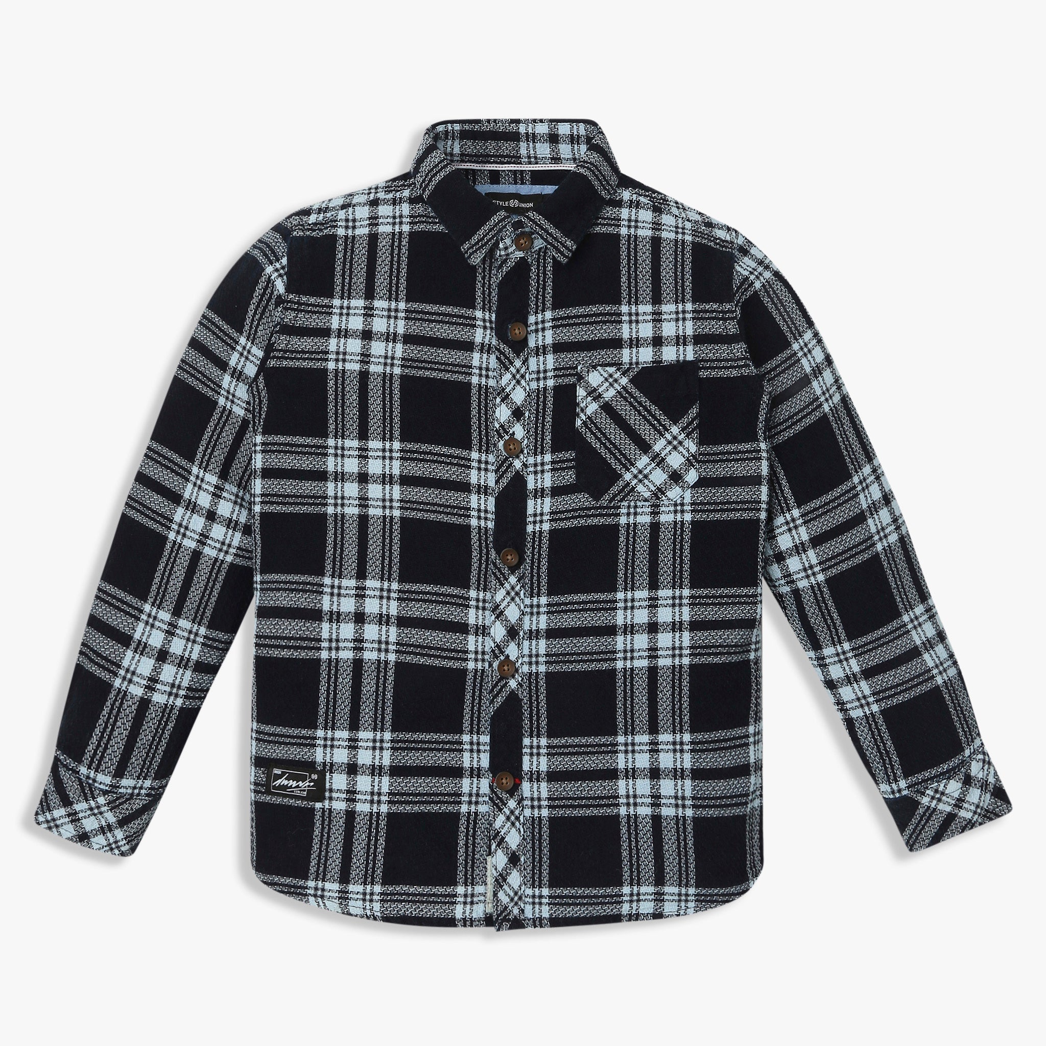 Cotton Checkered Shirt