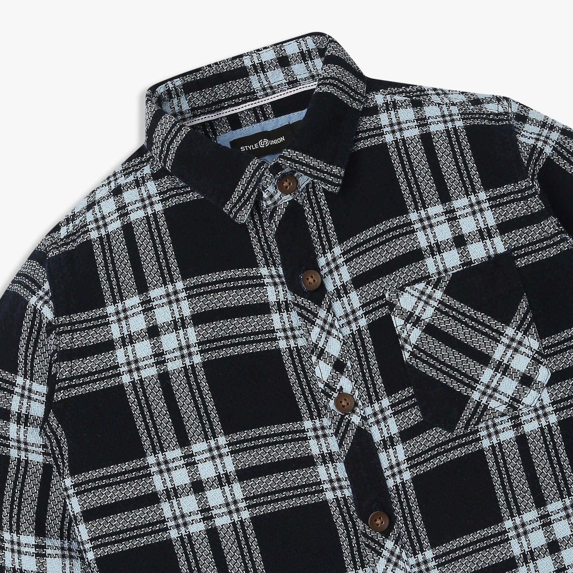 Cotton Checkered Shirt