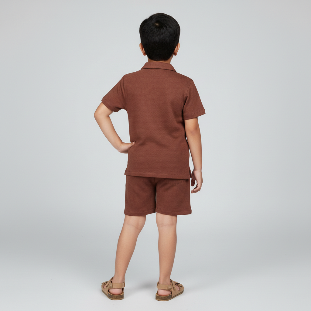 Boys Cotton Structured Shirt