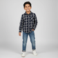 Boys Cotton Checkered Retreat Shirt