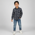 Boys Cotton Checkered Retreat Shirt