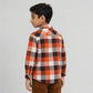 Boys Cotton Checkered Shirt