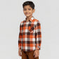 Boys Cotton Checkered Shirt