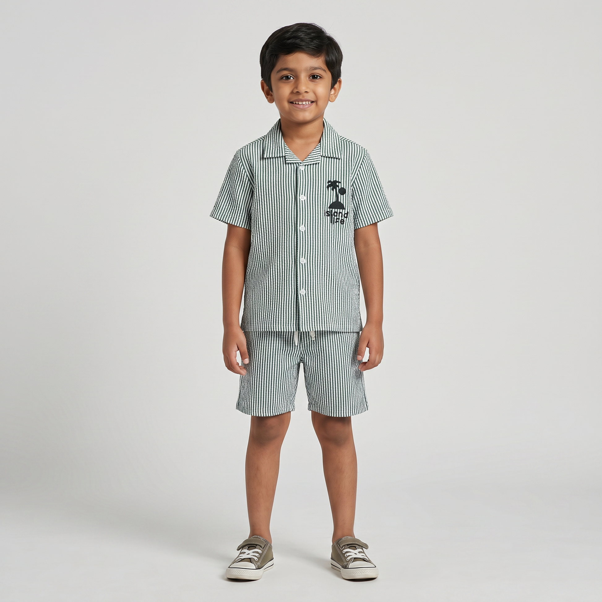 Boys Structured Street Crew Shirt