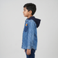 Boys Solid Hoodie Shirt