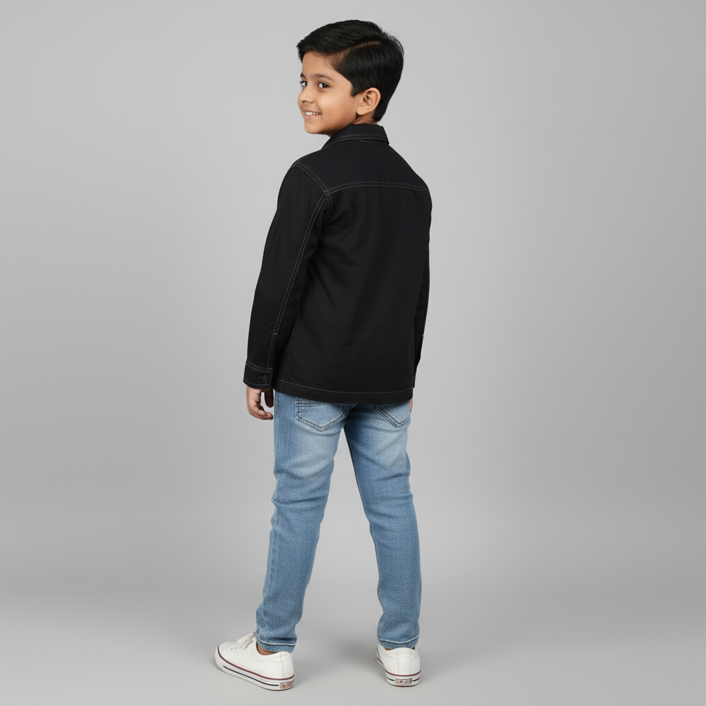 Boys Cotton Cut And Sew Shirt