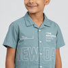 Boys Cotton Camp Collar Street Crew