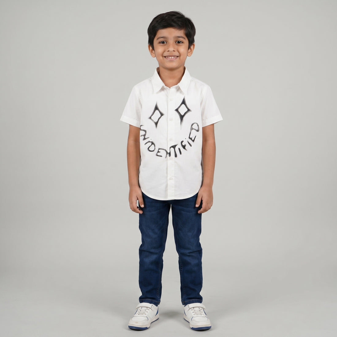 Boys Cotton Printed Shirt