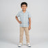 Boys Cotton Checkered Shirt