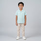 Boys Cotton Striped Cuban Shirt