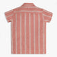 Boys Cotton Striped Cuban Shirt