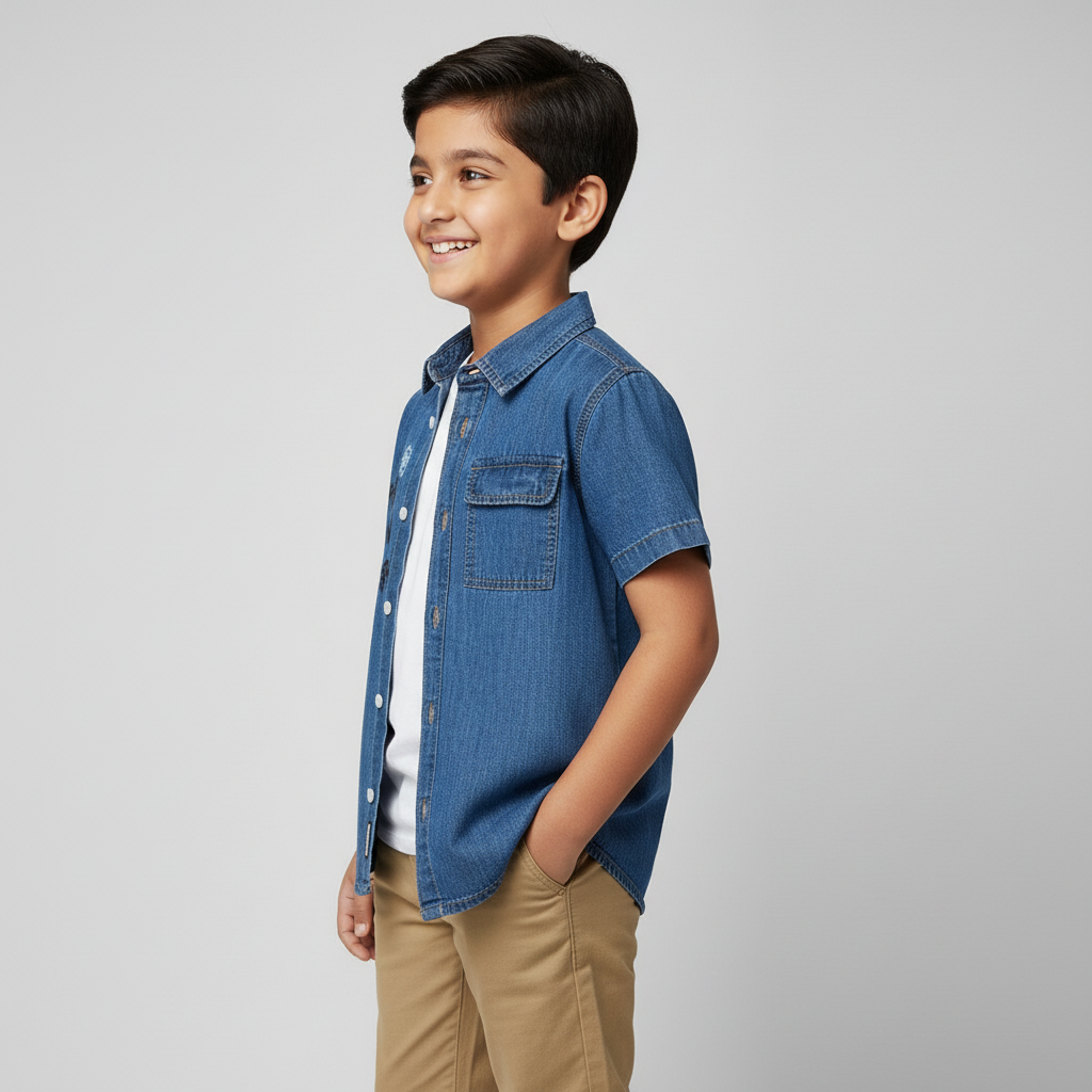 Boys Cotton Graphic Shirt