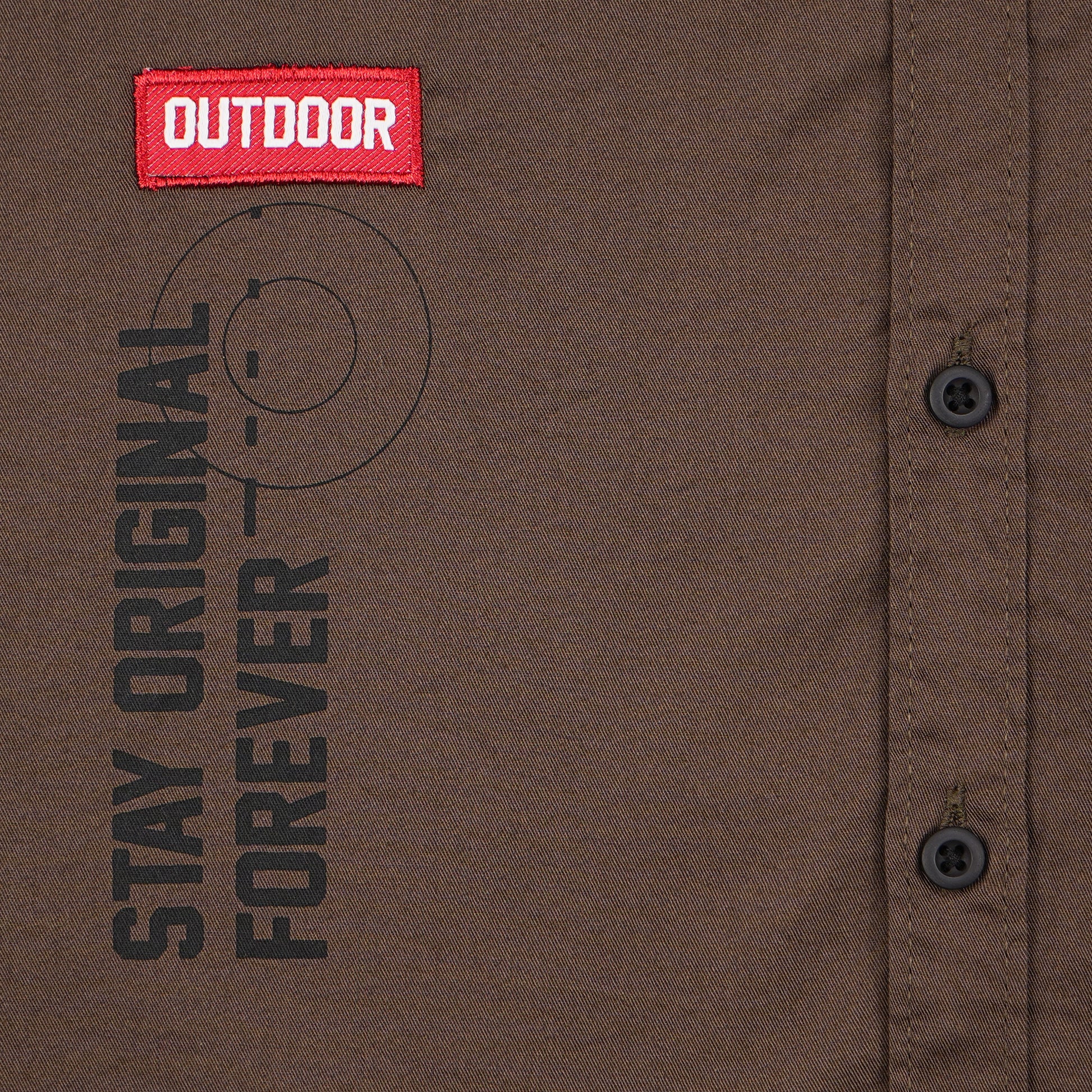 Boys Cotton Solid Shirt