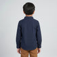 Boys Cotton Solid Cuban Shirt