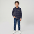 Boys Cotton Checkered Relaxed Fit Shirt