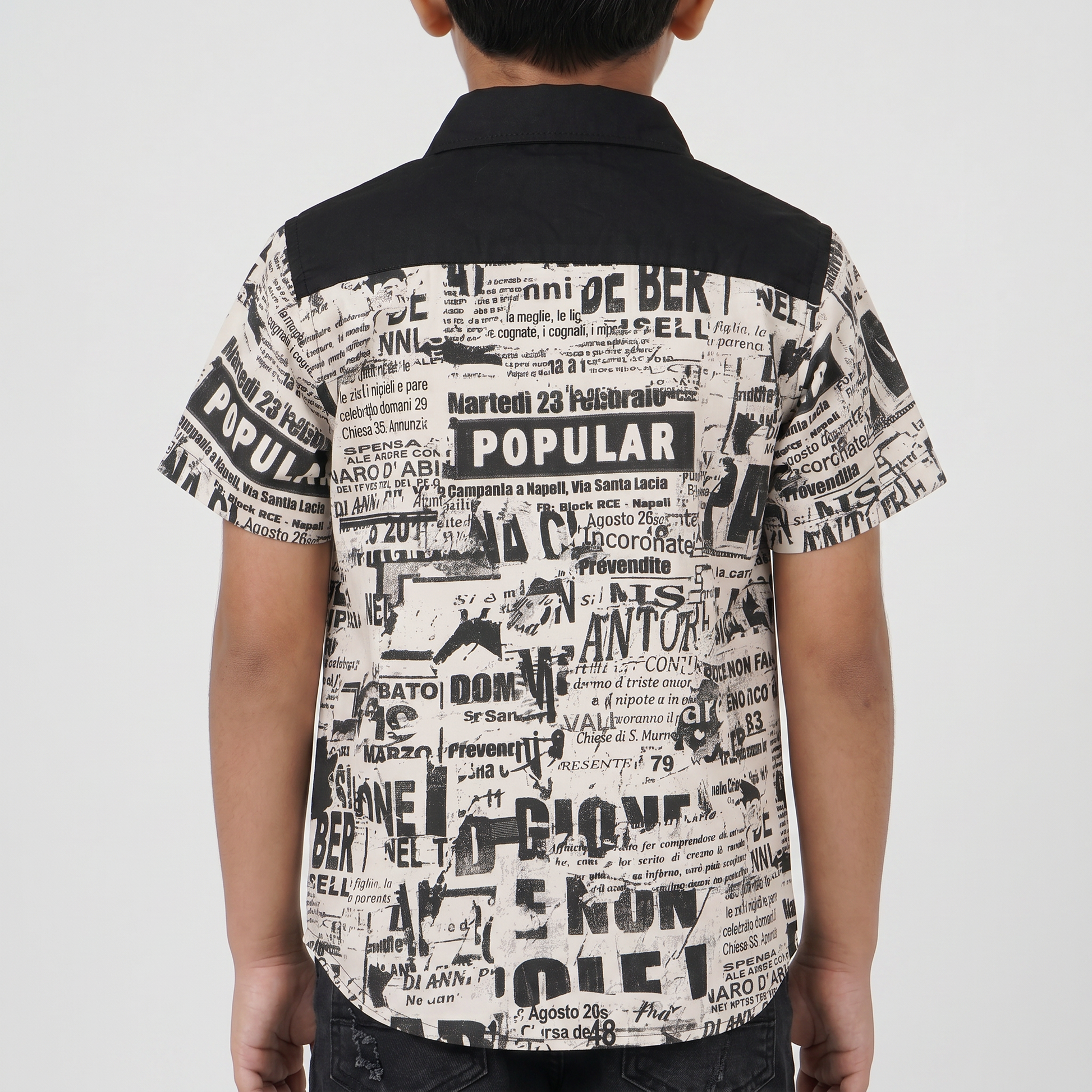 Boys Cotton Cut and Sew Shirt