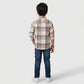 Boys Cotton Checkered Shirt