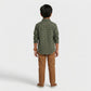 Boys Cotton Checkered Shirt
