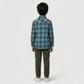 Boys Cotton Checkered Shirt