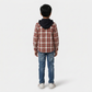 Boys Cotton Checkered Shirt