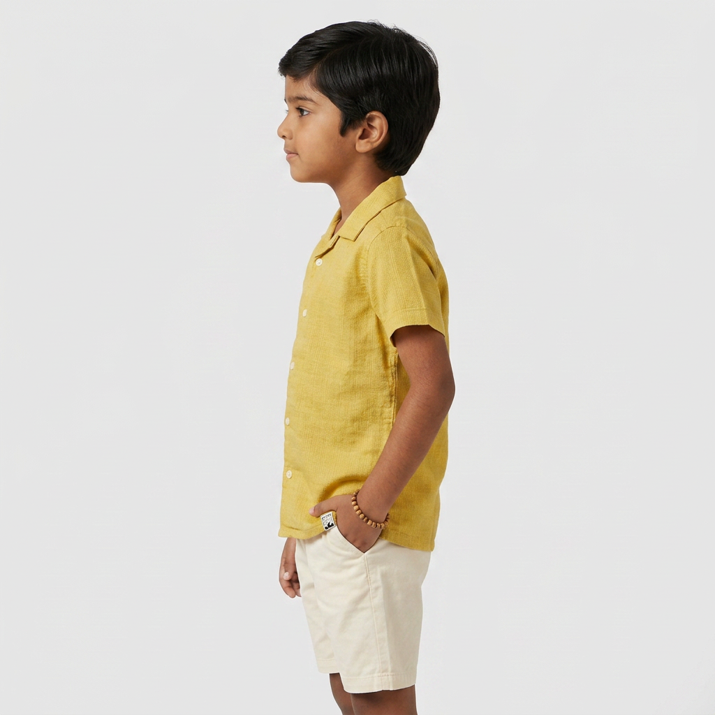Boys Cotton Solid Shirt