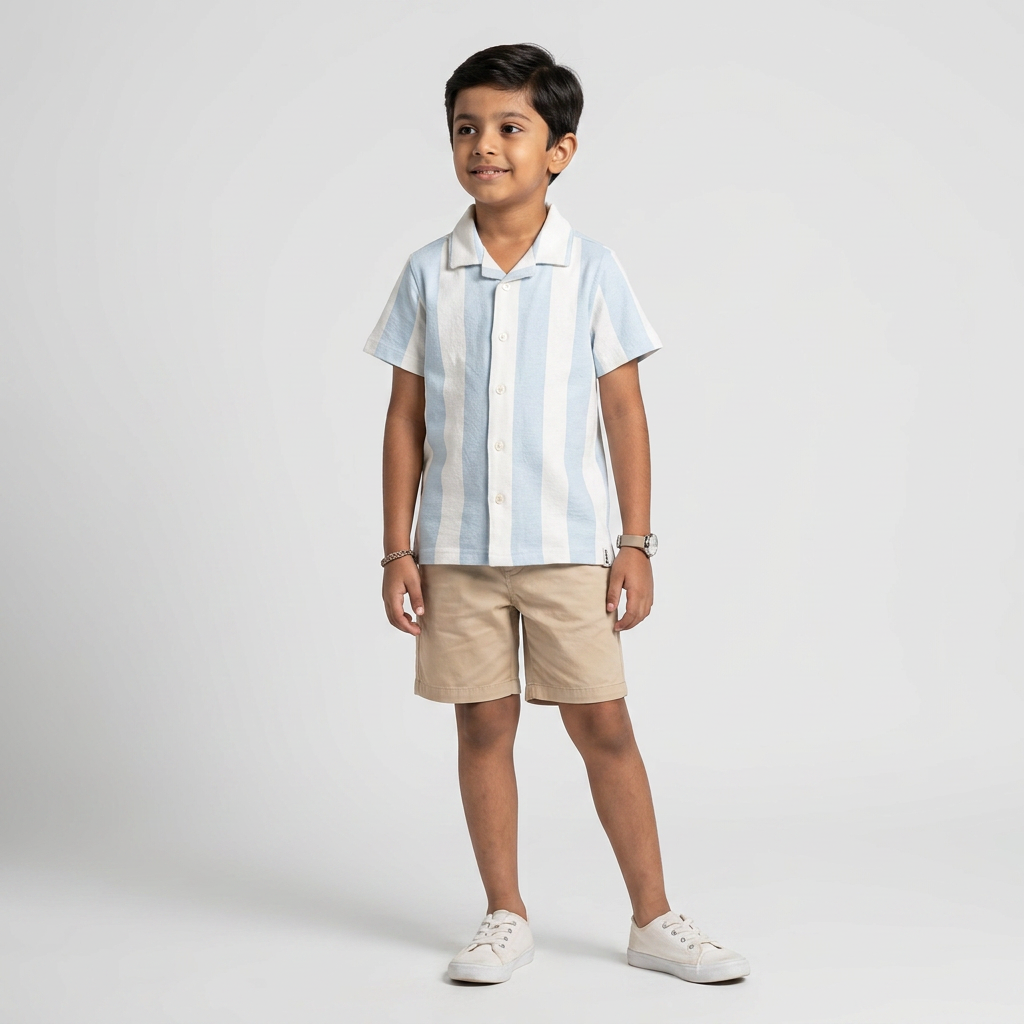 Boys Cotton Printed Shirt