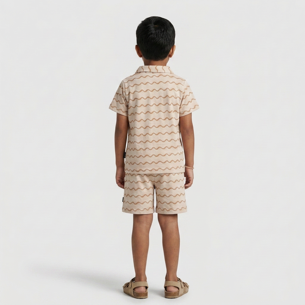 Boys Cotton Printed Shirt