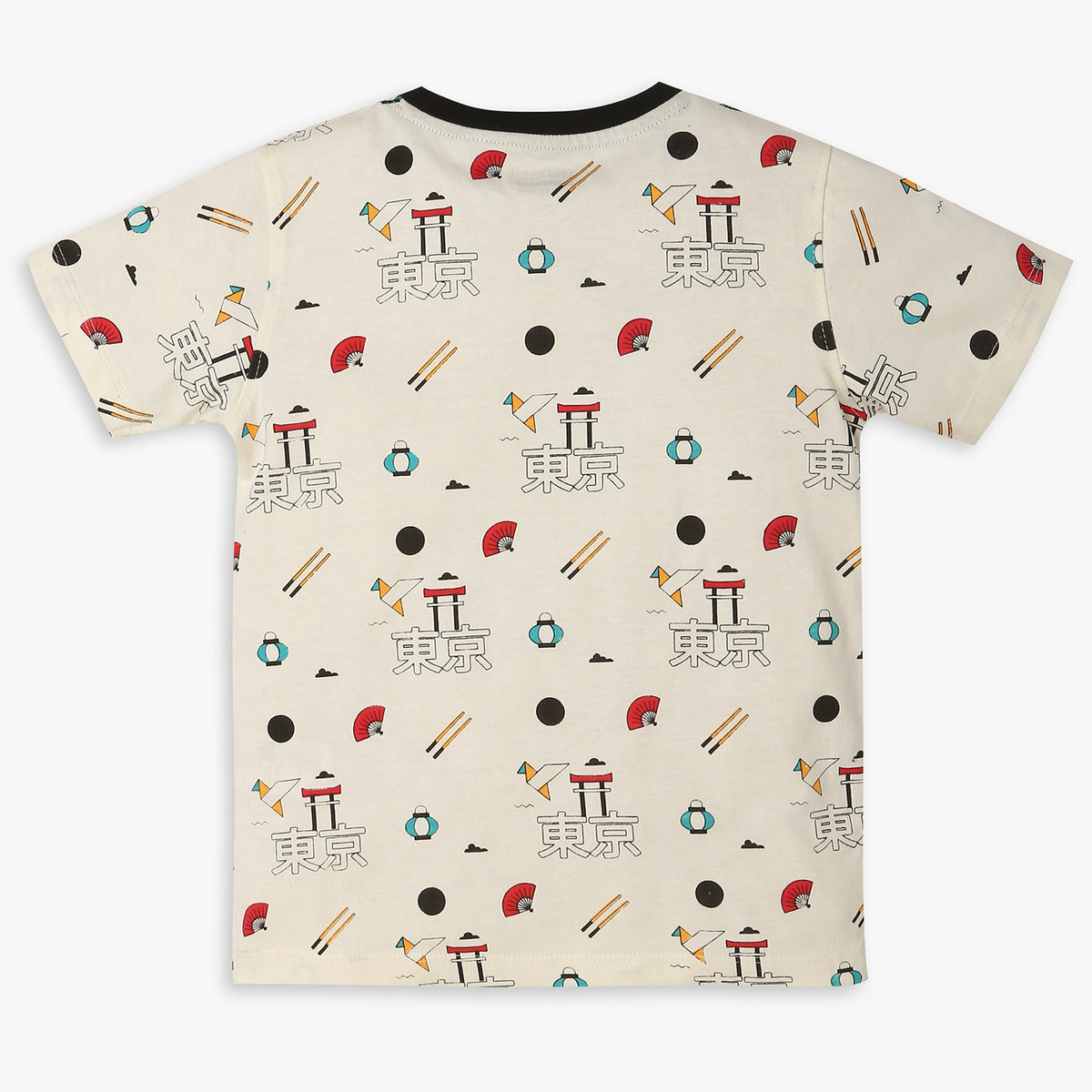 Boys Regular Fit Cut and Sew T-Shirt