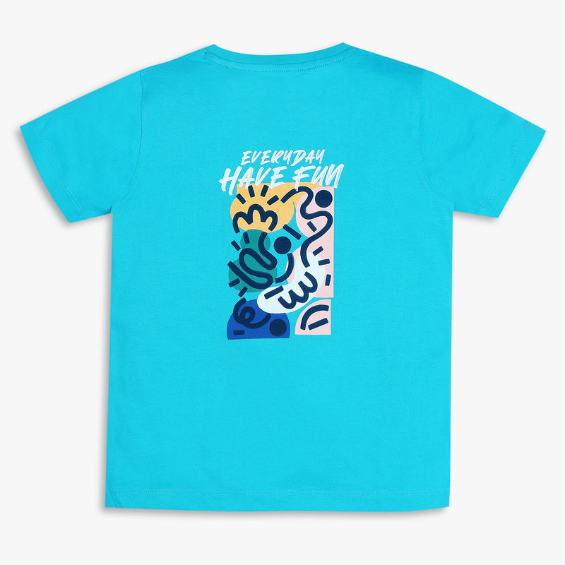 Boys Regular Fit Printed T-Shirt