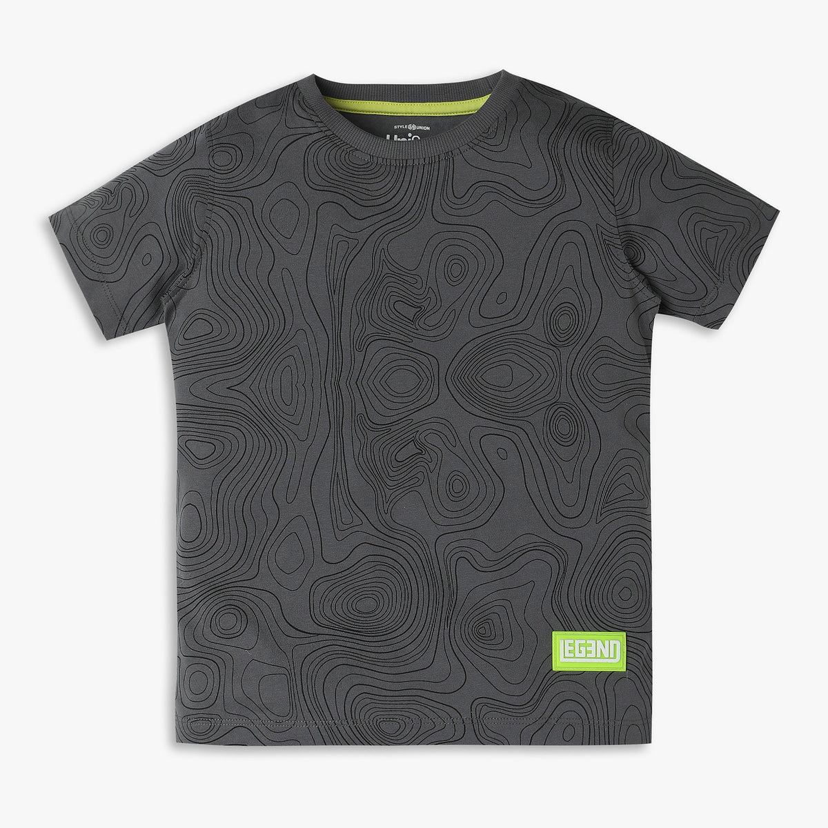 Boys Regular Fit Printed T-Shirt