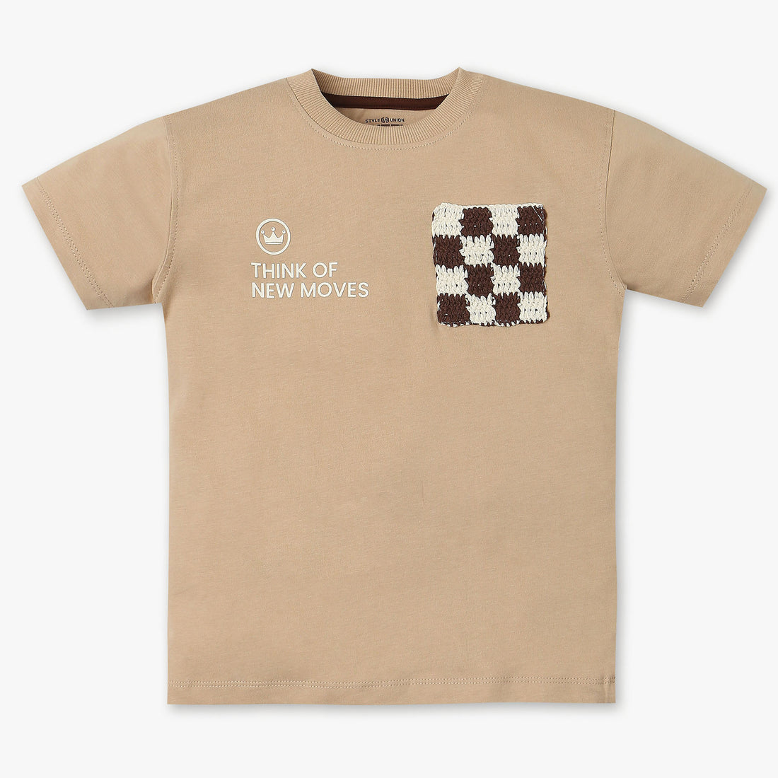 Boys Regular Fit Solid T-Shirt