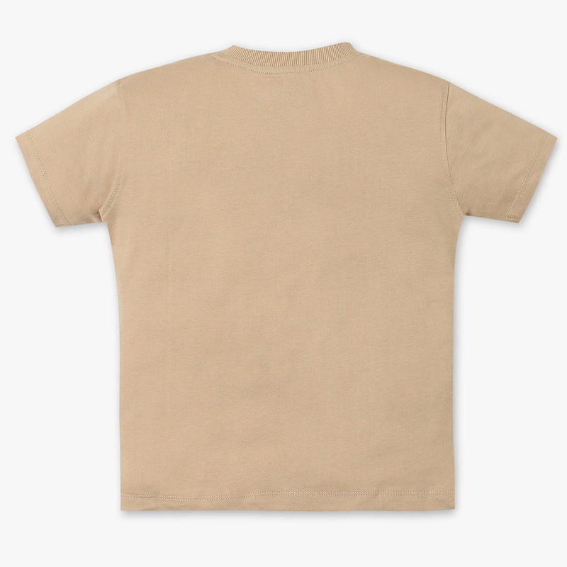 Boys Regular Fit Solid T-Shirt