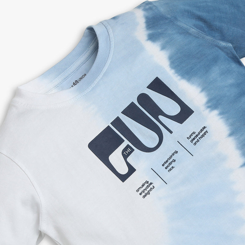 Boys Regular Fit Tie - Dye T-Shirt