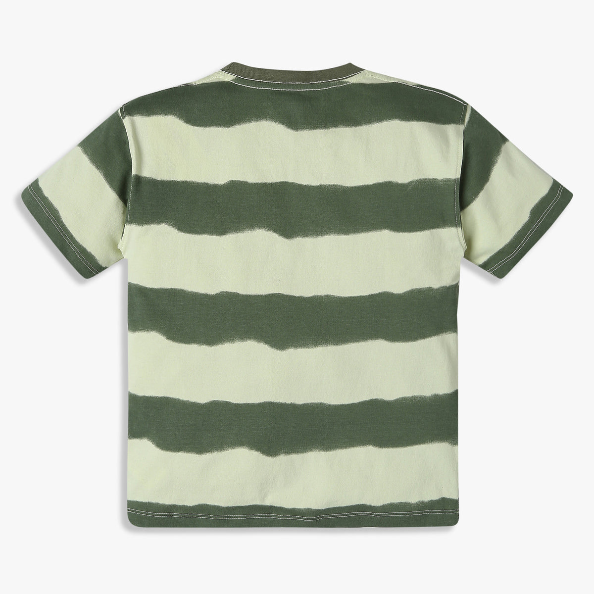 Boys Striped Crew Neck T-Shirt