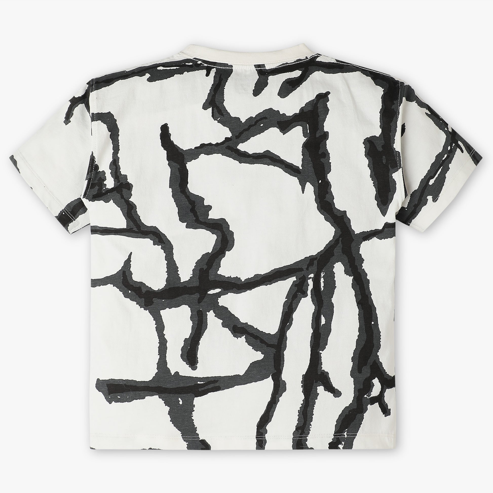 Boys Oversized Abstract Crew Neck Weekend T-Shirt