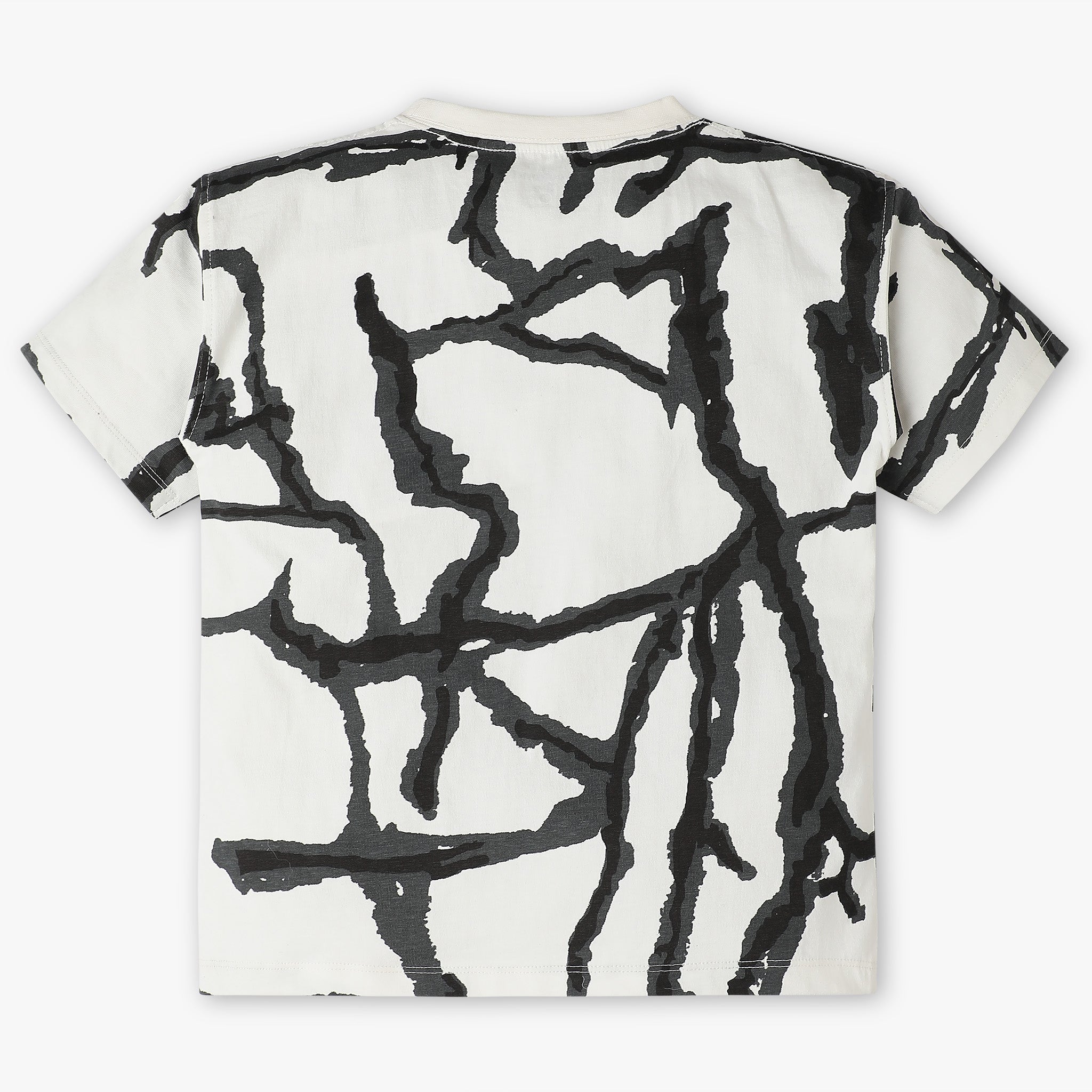 Boys Oversized Abstract Crew Neck Weekend T-Shirt