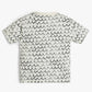 Boys Oversize Abstract Crew Neck All Over Geometric Print T-Shirt