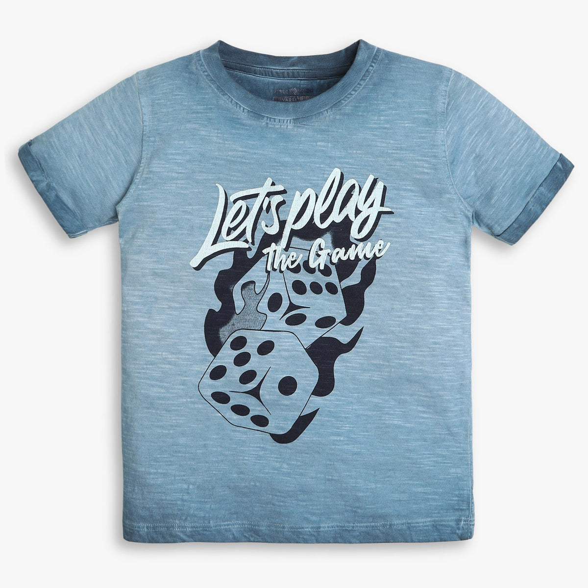 Boys Regular Fit Abstract T-Shirt