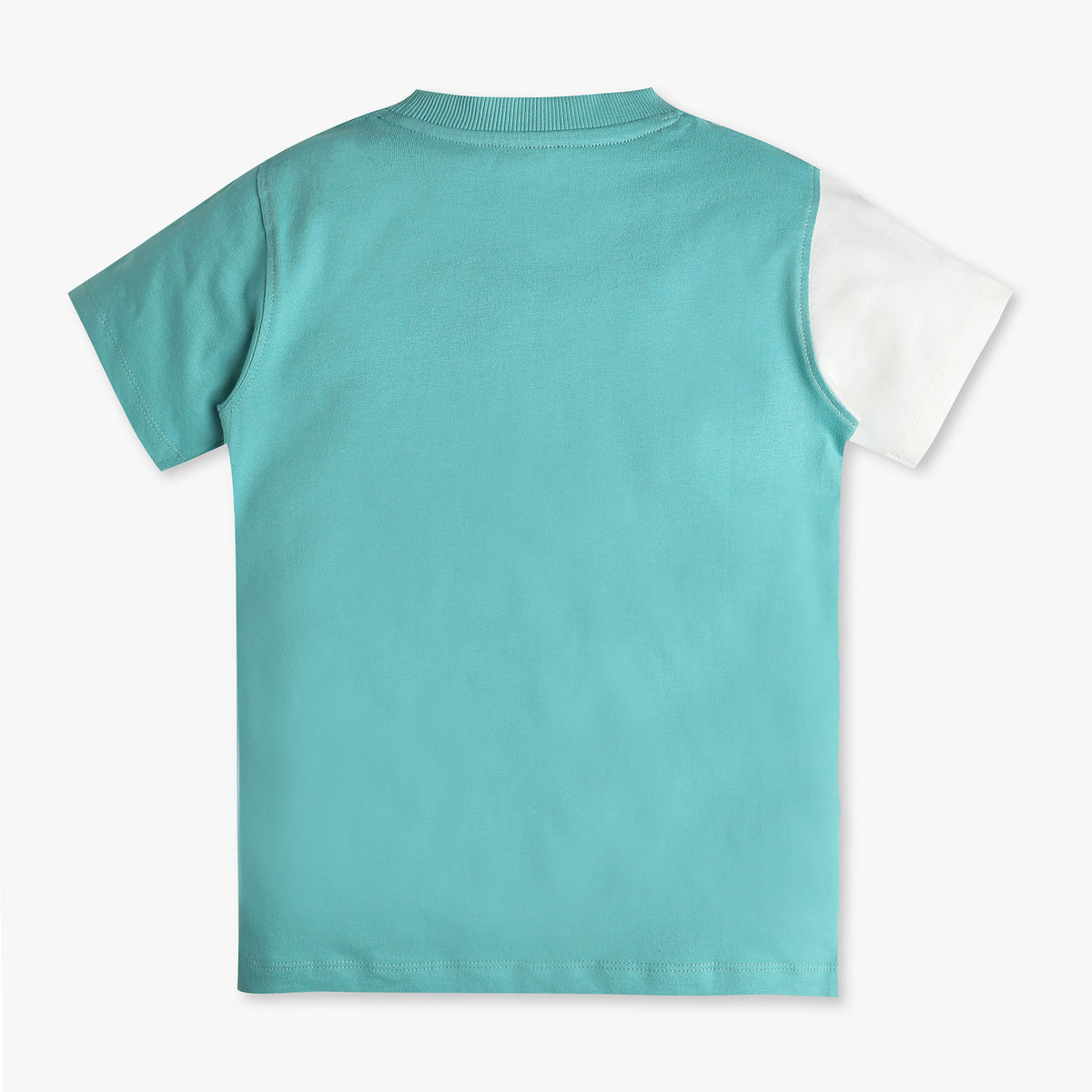 Boys Oversize Cut and Sew Crew Neck T-Shirt