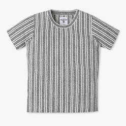 Boys Regular Fit Crew Neck Striped T-Shirt
