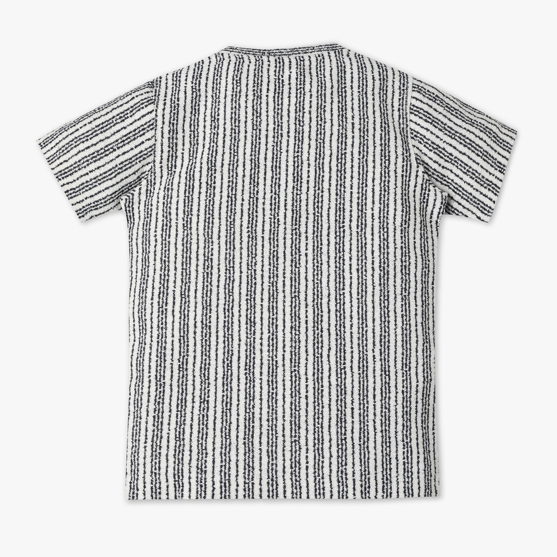 Boys Regular Fit Crew Neck Striped T-Shirt