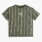 Boys Striped Crew Neck Weekend T-Shirt